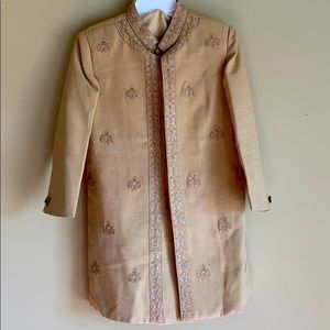 Boys Desi Sherwani with matching trousers S: 16
